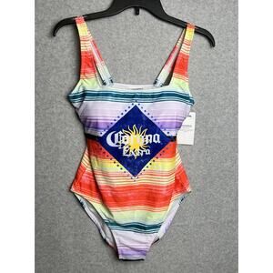 Corona Extra Beer Party Beach Sunset Bathing Swim Suit One Piece Medium